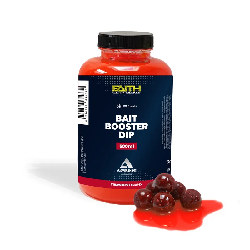 Voordeelprijs Faith A-Prime Bait Booster - 500ml - Strawberry/Scopex